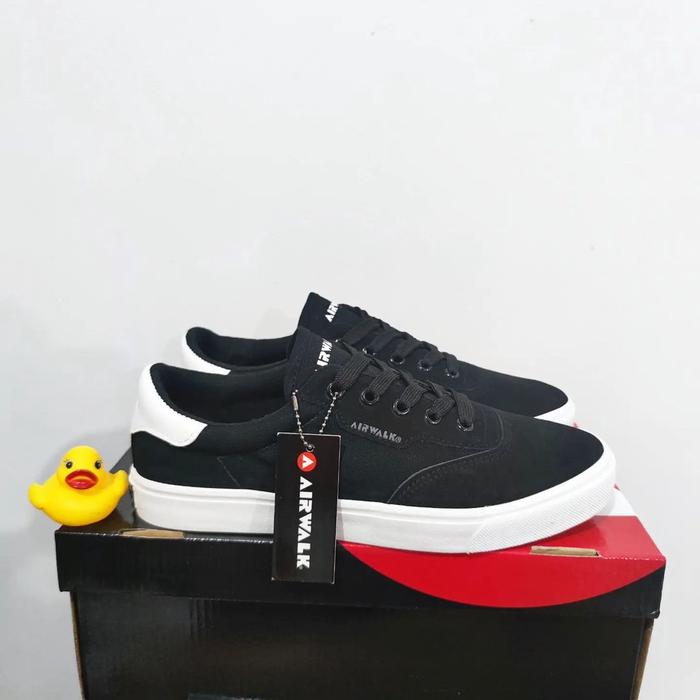 Sepatu Sneakers Pria Airwalk Shawn Black Original