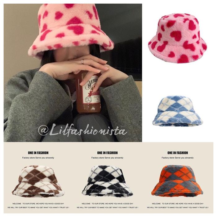 Bucket Hat Bulu Import