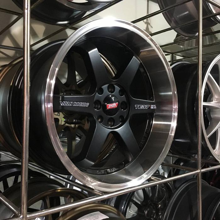 Velg racing ring 17 inch Rep. TE37 TTA JDM mobil Jazz, Avanza, Brio