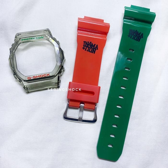 BNB Gshock DW5600 SOLID SMOKE Strap Besel Casio G-shock