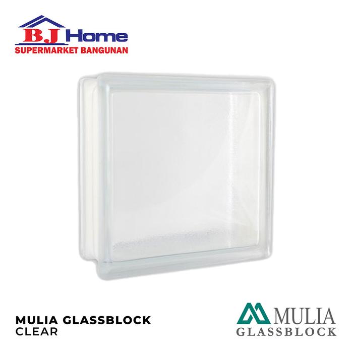Mulia Glass Block 20x20 Clear - Balok Kaca