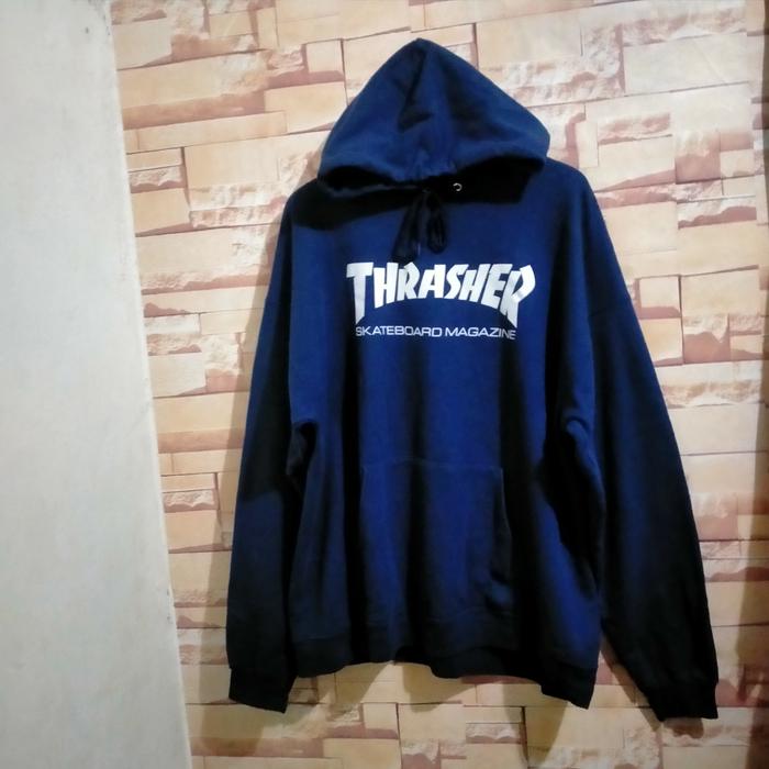 Hoodie THRASHER SKATEBOARD MAGAZINE BLUE SECOND