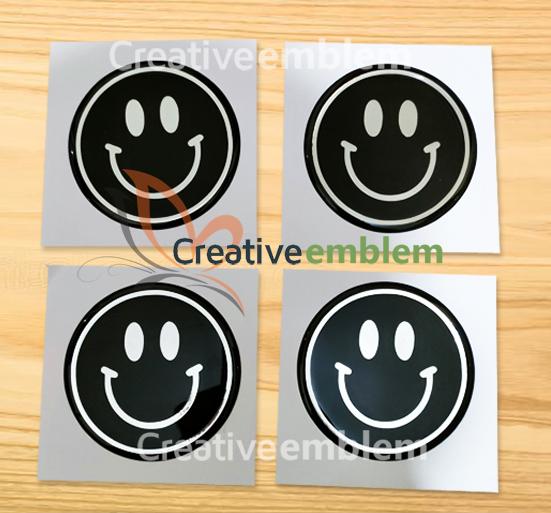 Sticker Timbul Tutup Dop Velg Custom RBF 4 pcs