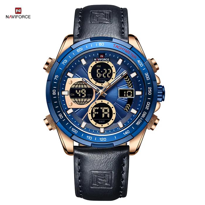 Naviforce NF9197-B Jam Tangan Pria - Rosegold - Black