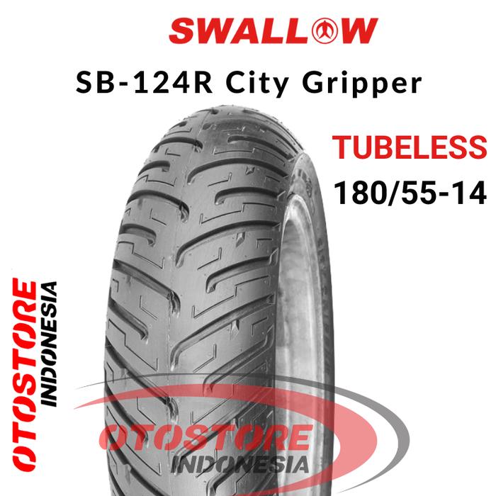 Ban Luar Motor Swallow SB-124R City Gripper 180/55-14 RING 14 Tubeless