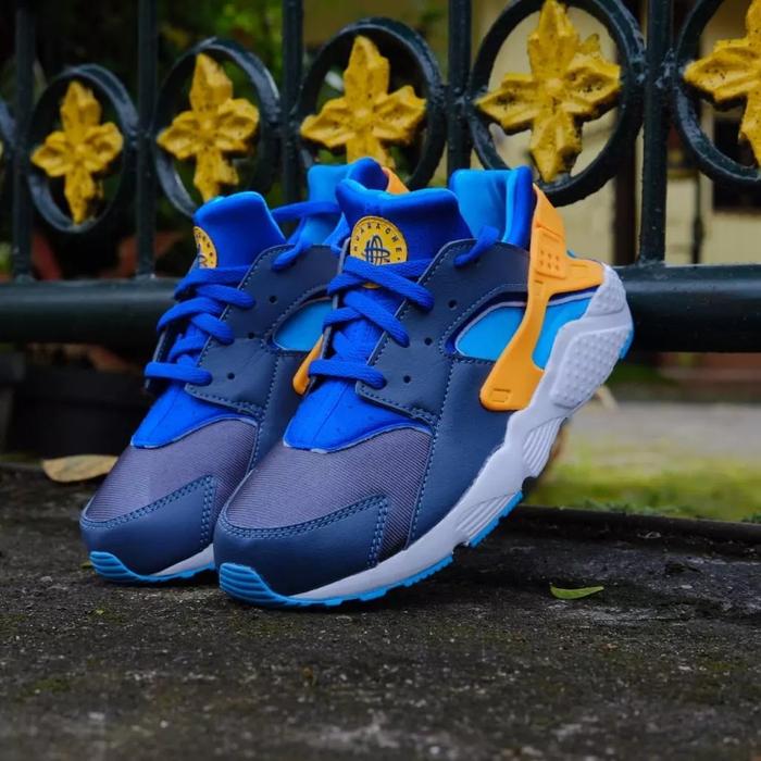 NIKE HUARACHE KIDS Racer Blue Yellow