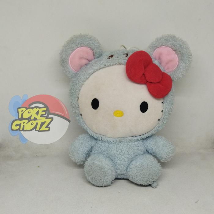 Boneka Hello kitty kostum tikus original plush