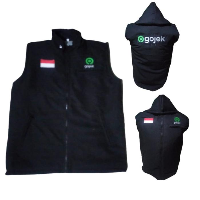 Rompi Gojek Terbaru Logo Bordir