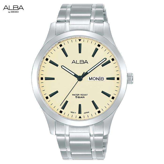 Alba Prestige AJ6161X1 Jam Tangan Analog Pria - Silver