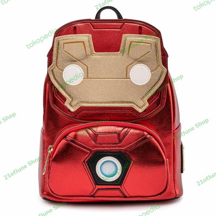 Loungefly POP! BY LOUNGEFLY Marvel Ironman Light-Up Mini Backpack