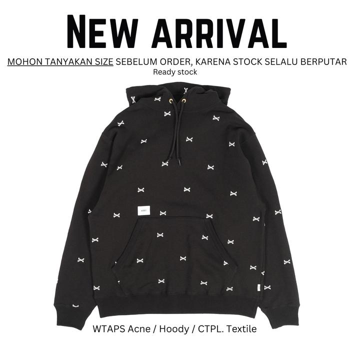 WTAPS Acne / Hoody / CTPL. Textile HOODIE UNISEX ORIGINAL 100 %