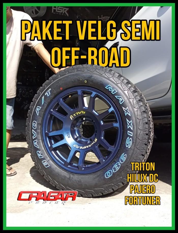 VELG OFFROAD Mitsubishi TRITON R18 BAN MAXXIS BRAVO AT GAGAH GANTENG
