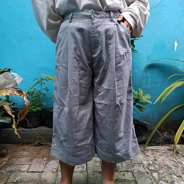 Celana Kulot 3/4 Giordano Wanita Second Original