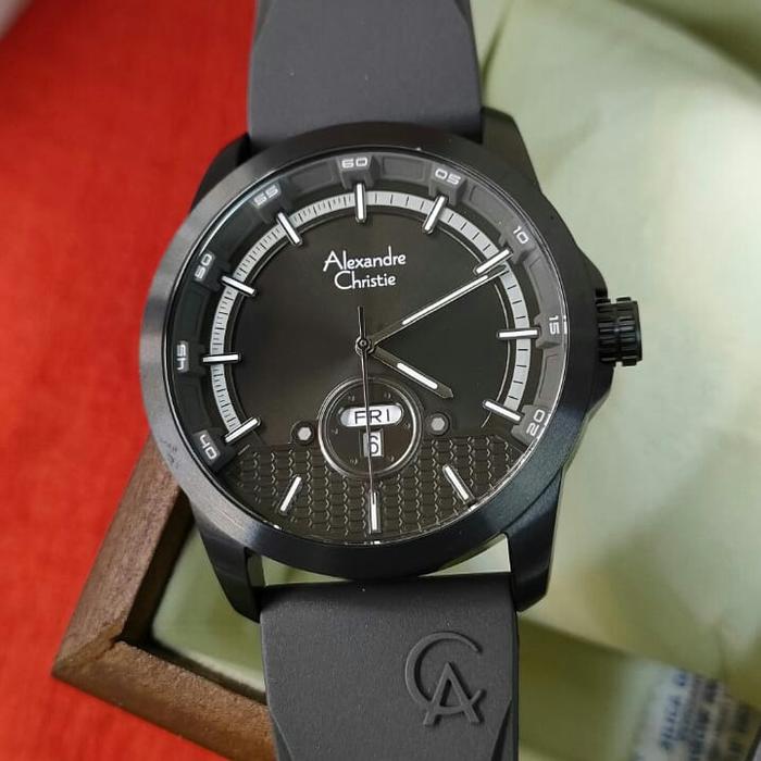 Jam Pria ORIGINAL Alexandre Christie ACF 6656 ME Stainless