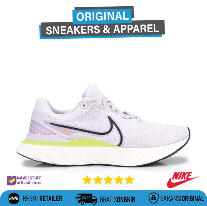 NIKE React Infinity Flyknit 3 Barely Grape/Anthracite/Sail/Ghost Green