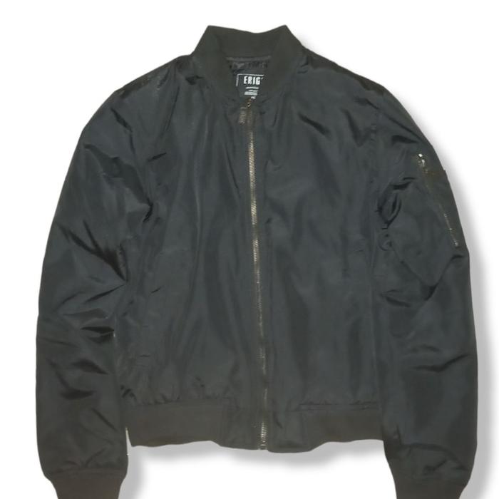 Bomber Jacket Erigo Youth Revolt Jaket Bomber Hutam Pria