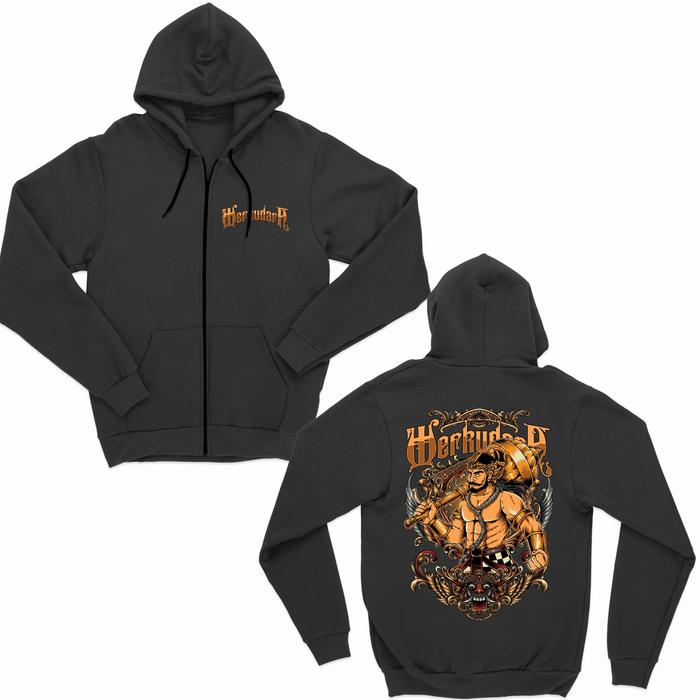 JAKET ZIPPER WAYANG WERKUDARA BIG SIZE JUMBO