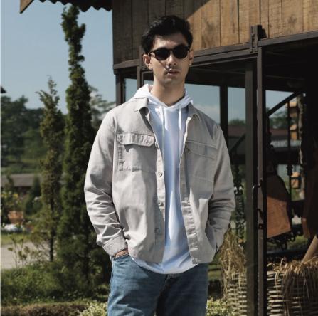 TERMURAH! Oliver Jaket Outer Pria Softened Cotton Twill Ukuran S-XXL