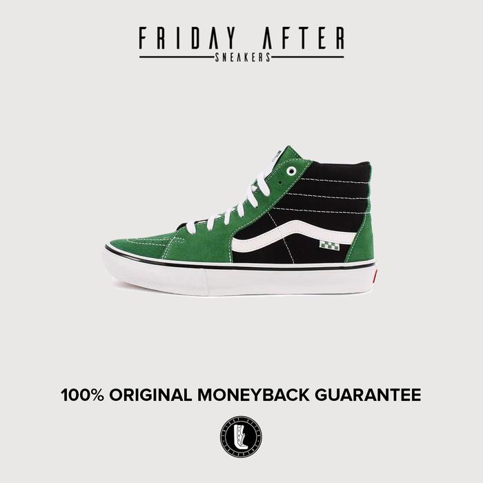 Sepatu Sneakers Pria Vans Skate Pro SK8 HI Juniper Black Original