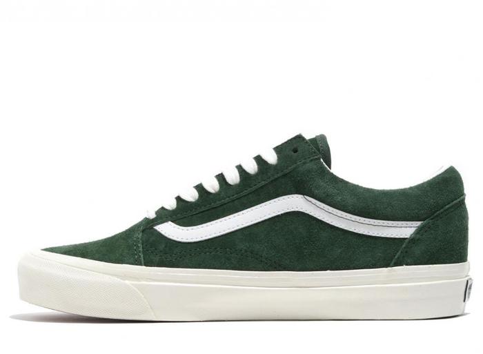 Vans Oldskool 36 DX Anaheim Factory Pig Suede Forest Green Original