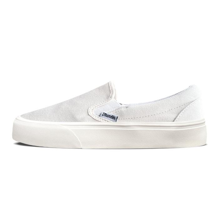Sepatu Thunderbear Slip On Off White Original Sneakers Pria Wanita