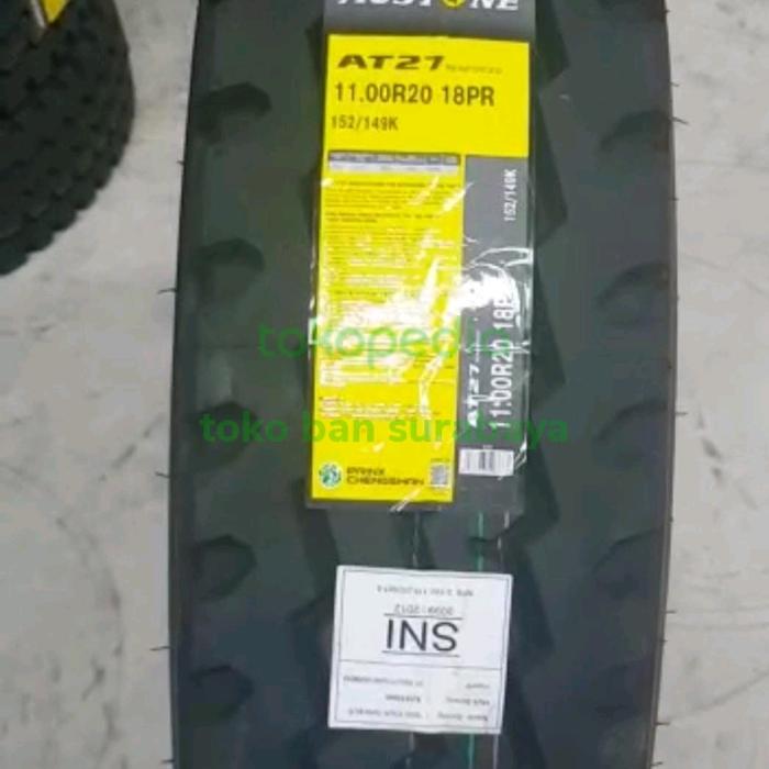BAN TRUK RADIAL AUSTONE 1100R20 18PR AT27 1100 20 KOMPLIT DLM MARSET