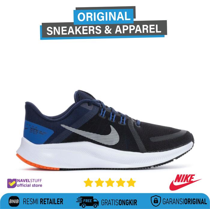 NIKE Quest 4 Thunder Blue Black Grey Fog Light Photo Blue Original