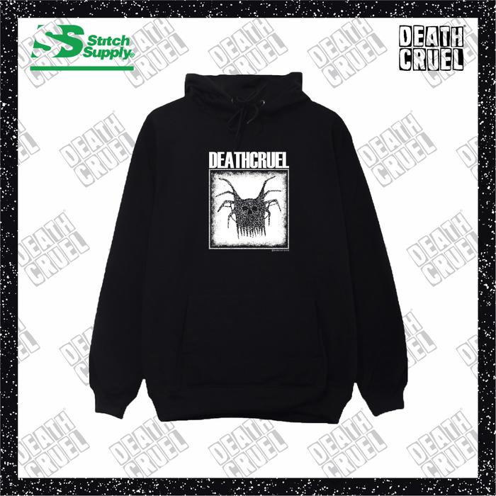 DEATHCRUEL - Bat Sweater Hoodie Stitch Supply Pullover Jaket 330 Gsm Cotton Katun