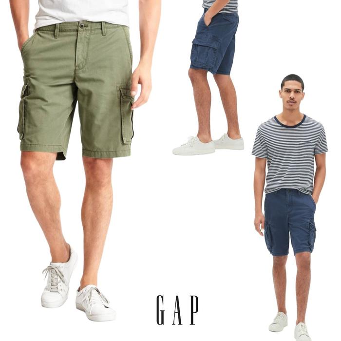 Celana Pendek Cargo GAP Camo Olive