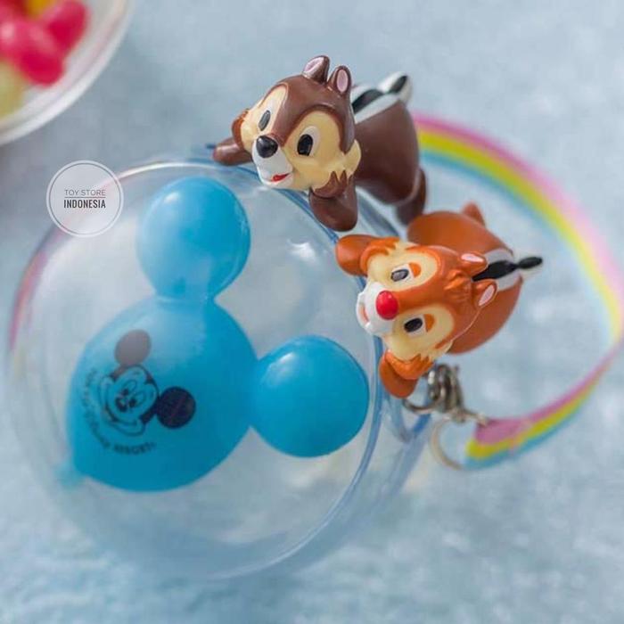 ORIGINAL TOKYO DISNEY RESORTS CANDY BUCKET MICKEY BLUE BALOON CHIPDALE