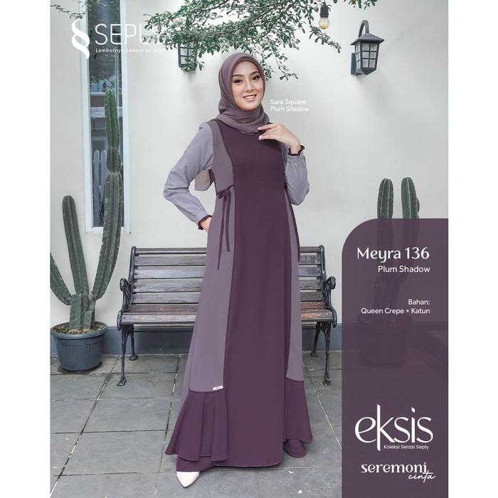 SARIMBIT SEPLY 2023 / GAMIS SEPLY MEYRA 136 PLUM SHADOW / KOKO SEPLY