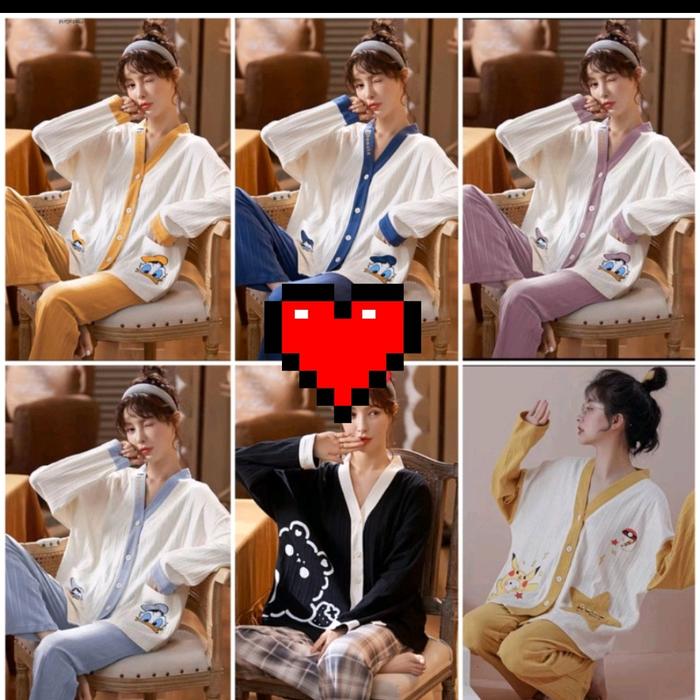 piyama import motif donald duck baju tidur donald bebek jo12