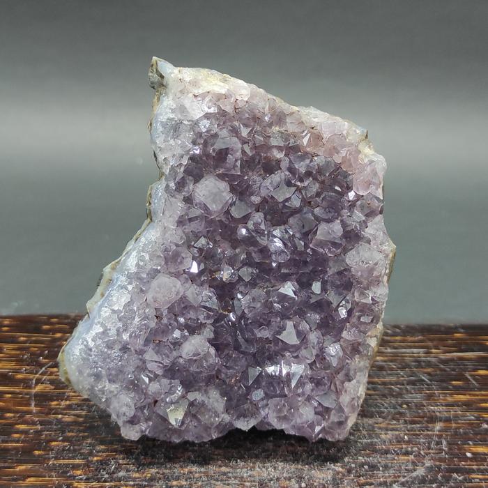 165gr Natural Geode Amethys - Geode Kecubung Ungu