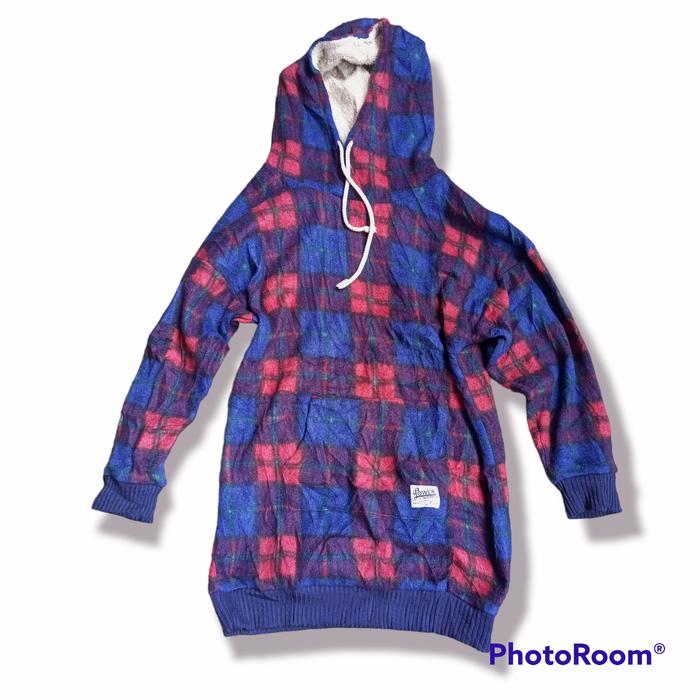 Power to the people. Flanel Hoodie. SZ M