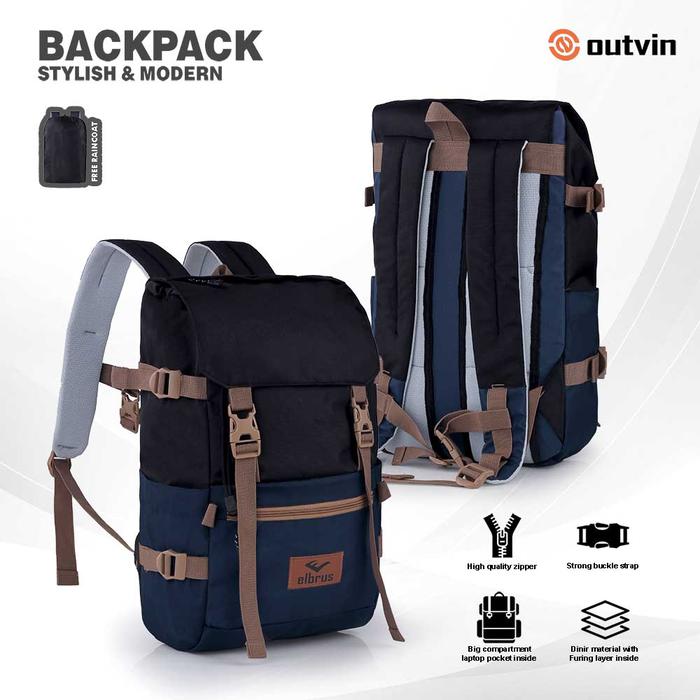 backpack pria kapasitas 25 liter tas ransel wanita original bodypack