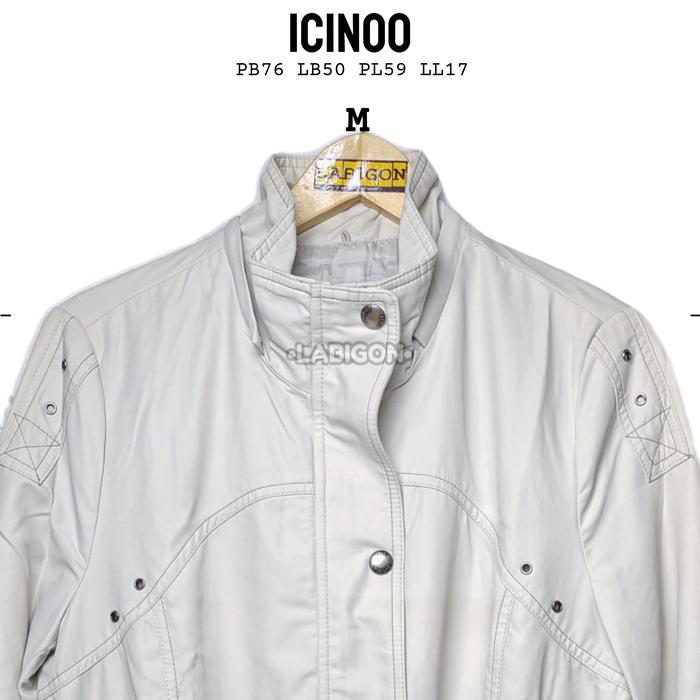 Coat Jaket Vintage Wanita ICINOO Italy Preloved Second Thrift M128