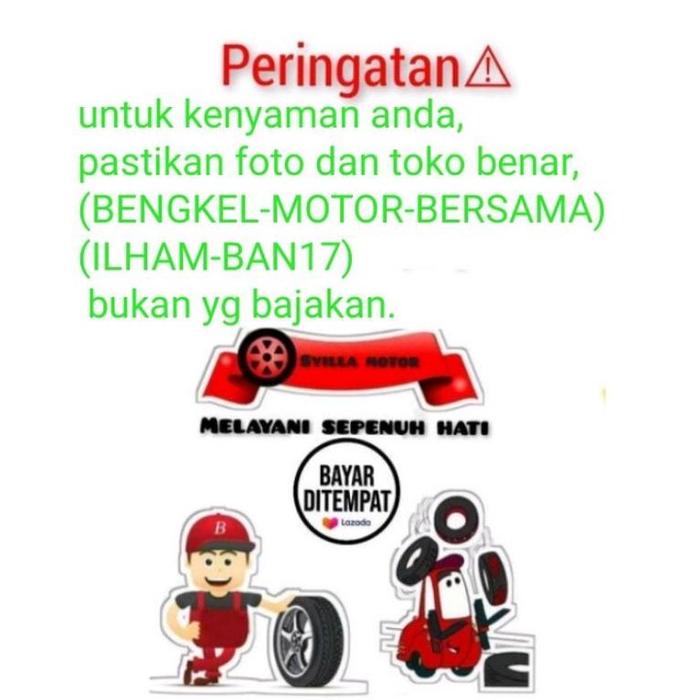 ban motor seken ukuran 60/80 ring 16 merek duro