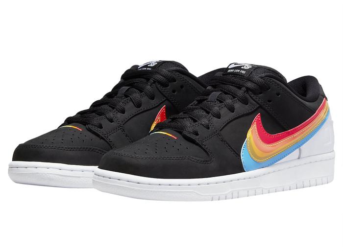 Nike SB Dunk Low x The Polaroid 'Black Multicolor White' Original BNIB