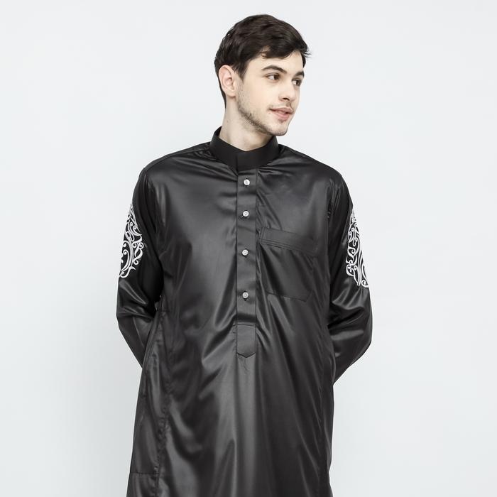 Gamis Haramain Mesir - Jubah Al-Haramain Bordir Lengan