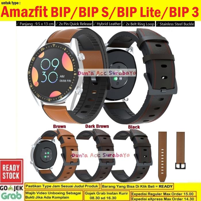 Strap Amazfit BIP / BIP 3 / BIP S / BIP Lite / BIP U Hybrid Leather