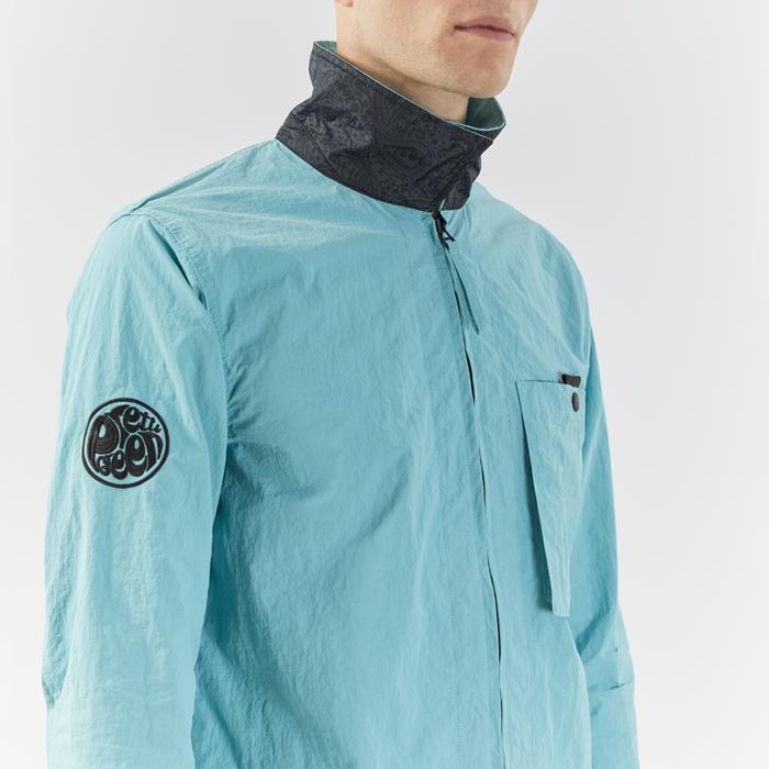 Pretty Green Heaton Overshirt Jacket Blue Original
