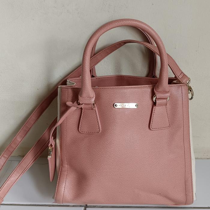 tas selempang wanita import anne klein second - sling bag preloved