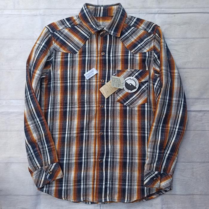 FAMOCK reversible flannel shirt size M  Super Rare item