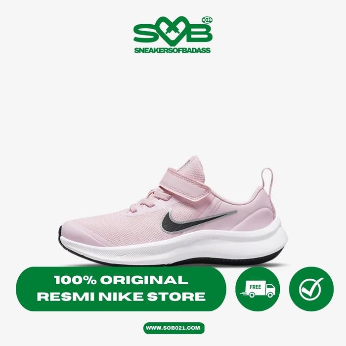 Sepatu Sneakers Nike Lil' Kids' Star Runner 3 PSV Pink - DA2777-601