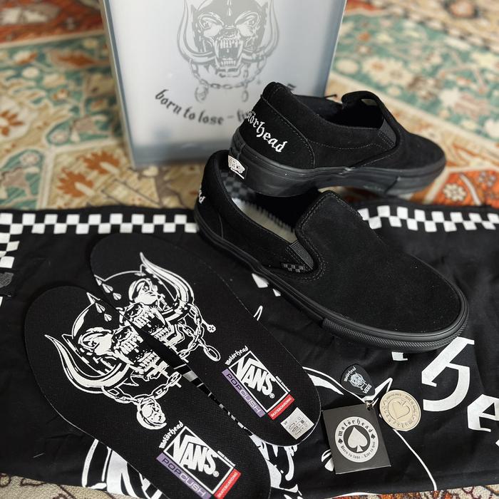 VANS X MOTORHEAD SLIP ON SKATEBOARDING