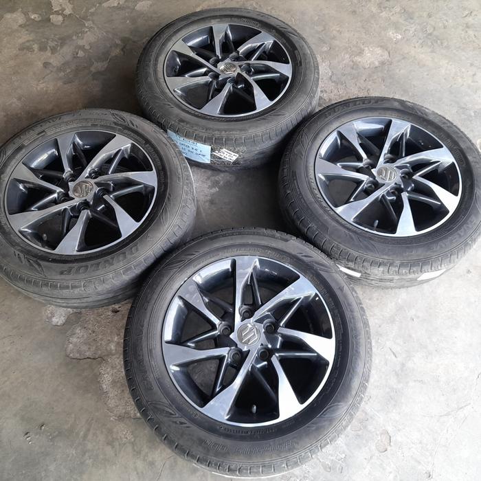 velg mobil ertiga ring 15 ban 185 65 r16 dunlop