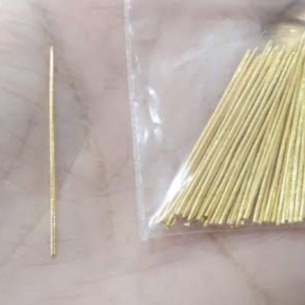 Custom Jarum emas 99% 24karat