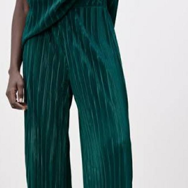 zara pleated trousers