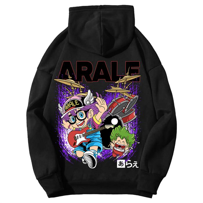 HOODIE FLEECE ANIME PRIA WANITA ARALE DR SLUMP