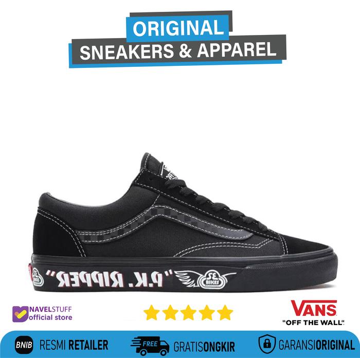 VANS Old Skool Style 36 (SE Bikes) PK Ripper Black Reflektive Original
